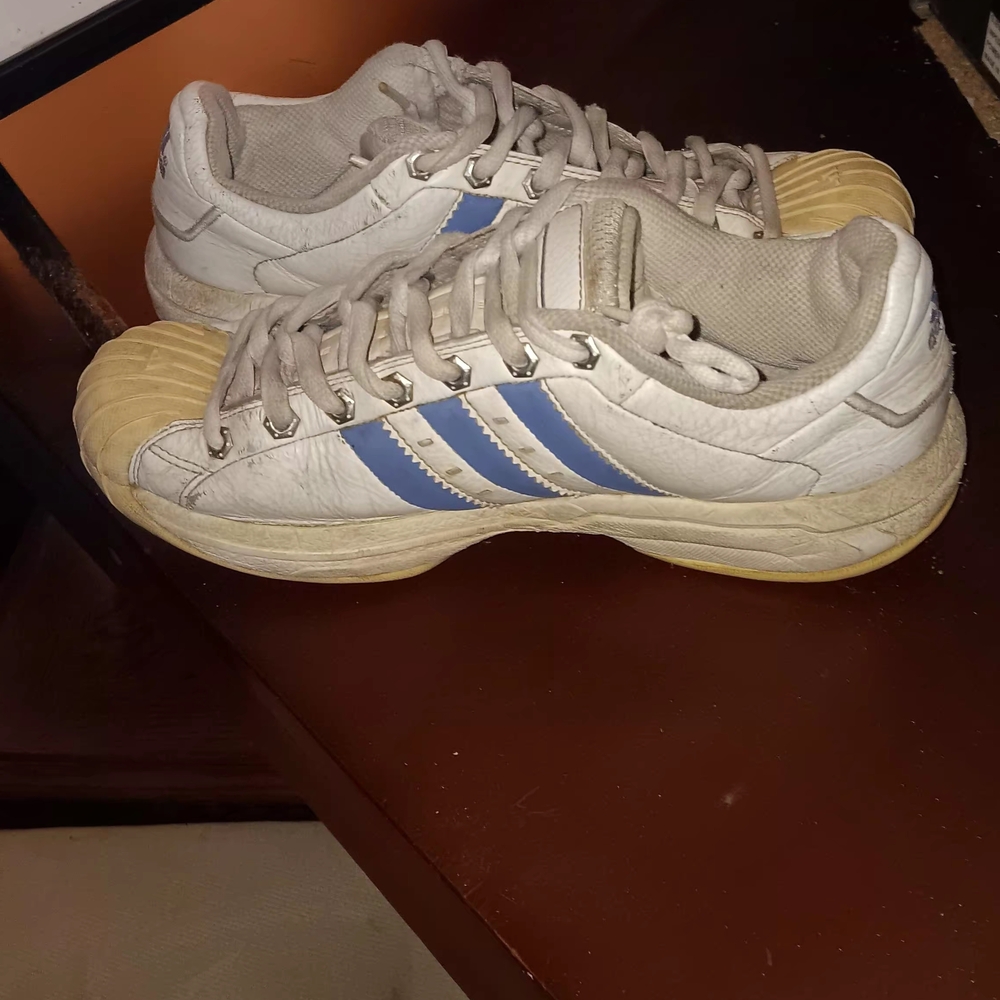 adidas White and Black Men's Shoes - Picture 5 of 6